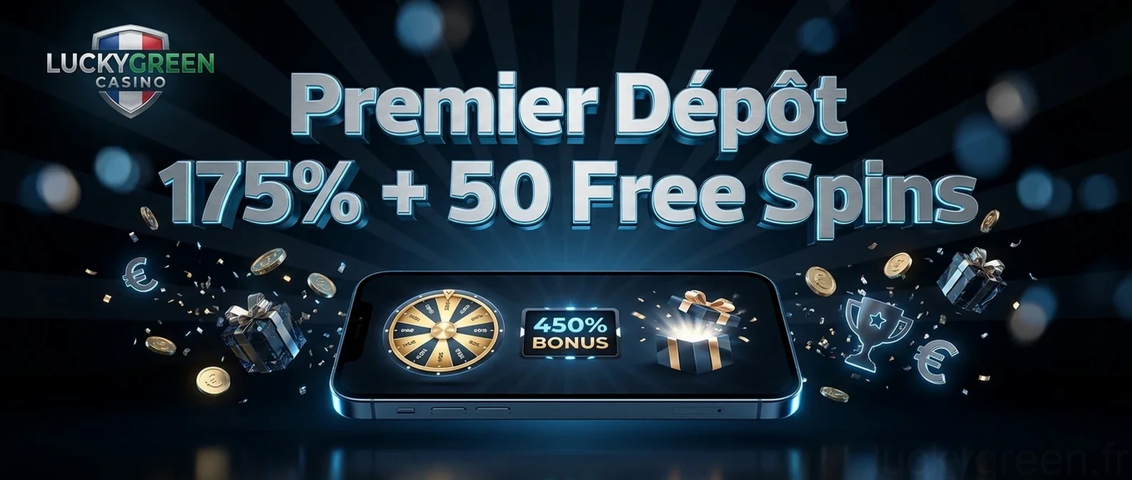 Premier Dépôt175% + 50 Free Spins